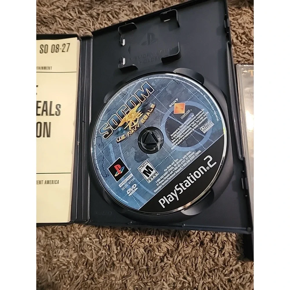 SOCOM 1 2, US Navy Seals Sony‎ PS2 Playstation 2 Tactical Game Bundle